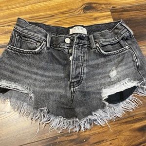Free People cut off shorts size 25